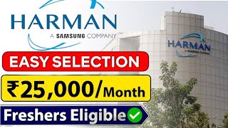 HARMAN International Recruitment 2024  HARMAN International Jobs For Freshers  Job Vacancy 2024 [upl. by Orfurd258]