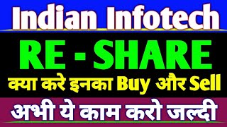 Indian Infotech and Software Right Issue☀️Indian Infotech and Software Share latest news💥Re share [upl. by Camarata]