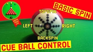 Snooker Basic Cue Ball Control [upl. by Sower]