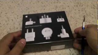 Silent Unboxing Apple World Travel Kit ASMR [upl. by Ynohtnaluap]