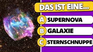 Wie gut kennst du dich im Universum aus 🌌  50 Fragen  Fragenflash [upl. by Meredeth]