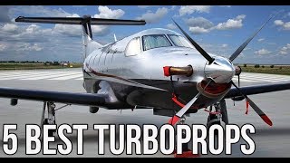 Top 5 Turboprop Airplanes In The World [upl. by Leunamesoj]