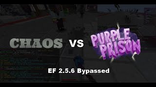 CRASHING PURPLEPRISONORG BIG SERVER  EF 256 CRASHED BY CHAOS [upl. by Severn127]