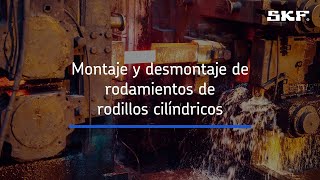 Montaje y desmontaje de rodamientos de rodillos cilíndricos [upl. by Eleazar]