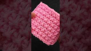 Easy knitting stitch pattern only 4 rows with Two Needles 🌼 Easy Knitting Tutorial for Beginners [upl. by Fanning671]