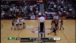 2012 WIAA 2A Volleyball 3rd Place Selah vs Colville [upl. by Emery]