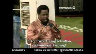 TB Joshua Powerful Prayer 30092012 [upl. by Aizirtap]