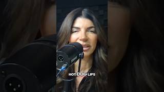 Teresa Giudice Dissolves Lip Filler On TikTok💋 rhonj podcast [upl. by Okiam]