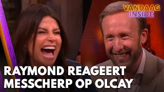 Raymond krijgt lachers op zijn hand met messcherpe reactie op vraag van Olcay Gulsen [upl. by Anaud]