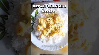 Easy Chukauni Recipe Nepali Style  Authentic Nepali Food Recipe food trending [upl. by Yraunaj]