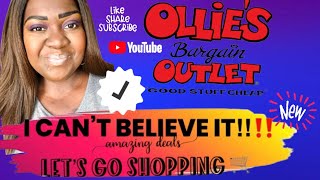 I CAN’T BELIEVE IT‼️‼️LET’S SHOP AT OLLIES BARGAIN OUTLET ollies deals shopping savings [upl. by Rapp]