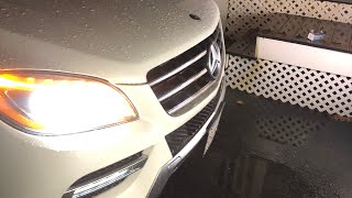 How to change 2015 Mercedes ML350 headlight [upl. by Palestine]