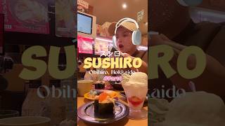 sushiro obihiro part 4 sushi sushiro hokkaido japan traveling food [upl. by Melisse809]