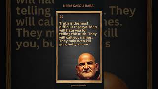 Neem Karoli Baba Quote  67 [upl. by Akiehsat]