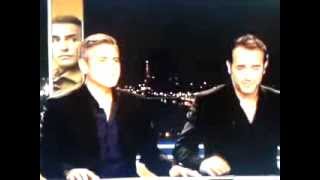 Jean Dujardin et George ClooneyJT 20H [upl. by Mathia]