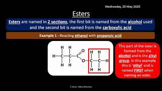 AQA 39 Carboxylic Acids and Derivatives REVISION [upl. by Burrton]