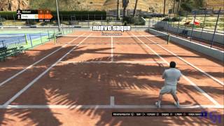 GTA V  Jugando al tennis [upl. by Elbertina]