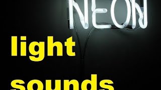 Neon Light Sound Effects With Drawing [upl. by Compte]