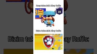 BİZİM TAKIMDAKİ ALBAY RUFFS 🐕 trending brawstar keşfet edit popular youtubeshorts pawpatrol [upl. by Annaihr907]