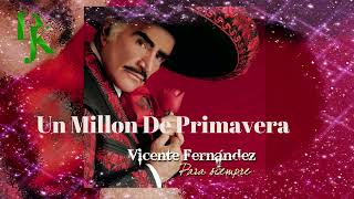 Un Millón de Primaveras  Vicente Fernández  Full Audio [upl. by Soinski]