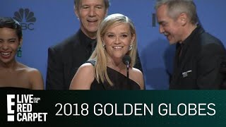 Reese Witherspoon Does Her Best Oprah Impression  E Red Carpet amp Award Shows [upl. by Steddman]