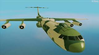 C141 Starlifter strategic military transport aircraft once served in the US Air Force [upl. by Karlin]