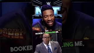 Trick Williams Comments on Booker T Wanting to Wrestle Him wwe trickwilliams wweshorts [upl. by Alakcim]