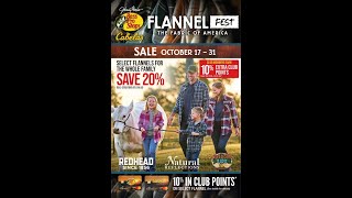 Cabela’s Ad October 17 – October 31 2024 Flannel Fest Sale [upl. by Hallee]