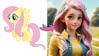 My Little Pony as Human  Transformation My Little Pony ✨ [upl. by Sileray]