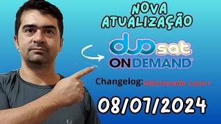 NOVA ATUALIZAÇÃO DUOSAT 08072024 [upl. by Aerbua]