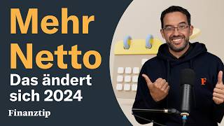 Die wichtigsten Neuerungen 2024 Mehr Netto Rente steigt Bürgergeld [upl. by Zoilla518]