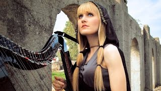 THE BARD’S SONG Blind Guardian Harp Twins  ELECTRIC HARP [upl. by Ellehcrad]