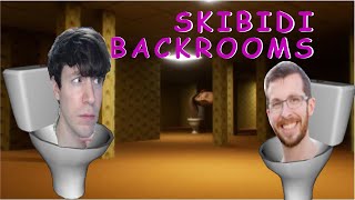 Skibidi Backrooms  No rizz playthrough w adorablyinept [upl. by Iasi]