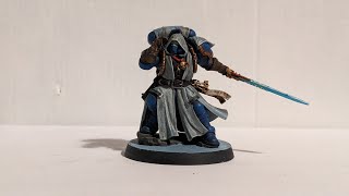 Warhammer 40k  Primaris Librarian in Phobos Armour  Ultramarines  Howto Paint for Beginner [upl. by Aihsatan82]