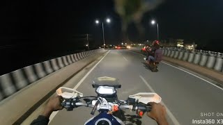 Night wheelie game munny Ranchi aaye 😊motovlog mc rider ranchi Jharkhand [upl. by Anirrak]