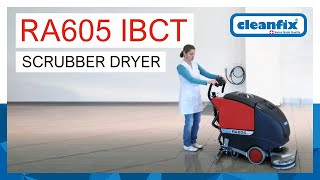 RA605 IBCT  Scrubber dryer  Cleanfix [upl. by Ferretti460]