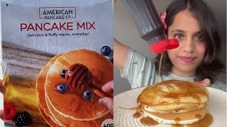 American Pancake Co Pancake Mix Review  Pancake recipe  So Saute [upl. by Allecsirp]