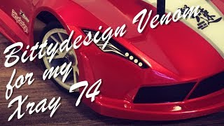 Bittydesign Venom Body for my Xray T4 🇺🇸🇬🇧 English Version [upl. by Merritt]