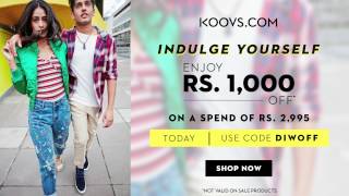 Indulge yourself at KOOVSCOM  Get Rs 1000 off [upl. by Hsatan986]