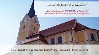 Pfarrgottesdienst 15092024 900 Uhr [upl. by Ainod]