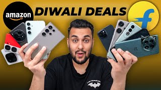 Best PHONE Deals FOR YOU  Amazon and Flipkart DIWALI SALE [upl. by Aihsotal]