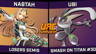 Nabtah Pyra Mythra vs Ubi Greninja  Smash on Titan 30 [upl. by Sivam766]