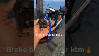 Brake Brembo for KTM🔥 modified viral ktm trending shorts ktmduke ktmduke390 [upl. by Wexler]