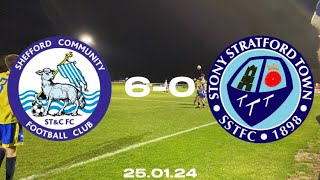 60 DEMOLITION TWO HATTRICKS SHEFFORD GO TOP OF THE LEAGUE  Shefford U18 vs Stony Stratford U18 [upl. by Mirilla]