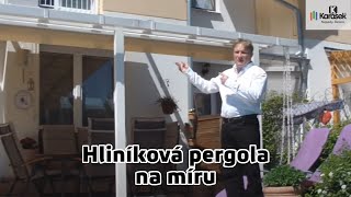 Karásek  hliníková pergola na míru [upl. by Aikenahs]