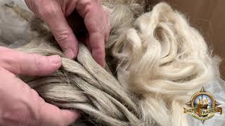 Processing Hemp Raw Fiber to Sliver [upl. by Osyth434]