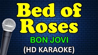 BED OF ROSES  Bon Jovi HD Karaoke [upl. by Sandro]