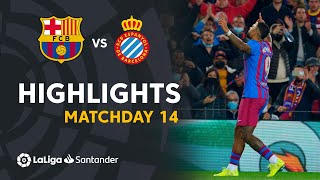 Resumen de FC Barcelona vs RCD Espanyol 10 [upl. by Pettit]