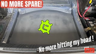 Deleting the spare tire tub from my E46 drift car Turtle Labs to the rescue [upl. by Estele]