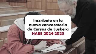 Cursos de Eukera HABE 20242025 [upl. by Ailis]